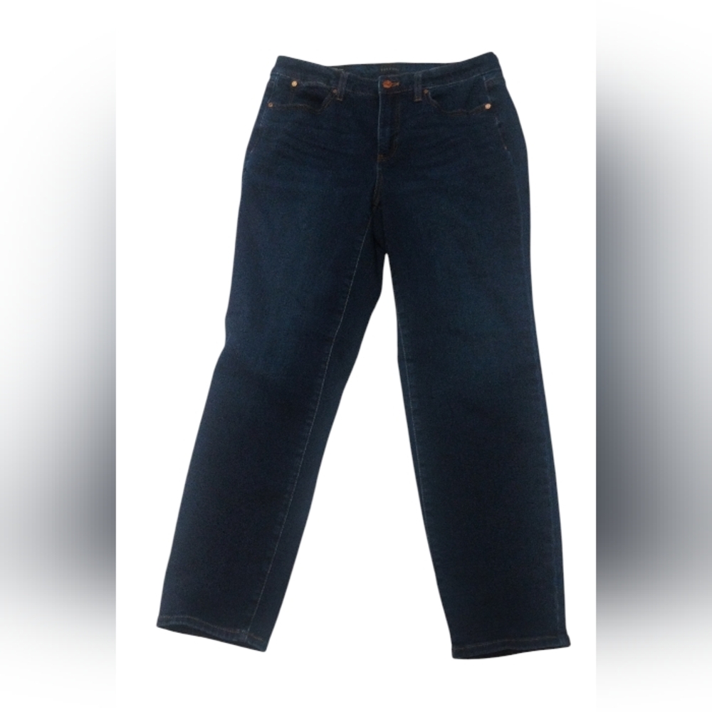Talbots Dark Blue Slim Ankle Jeans SZ 8